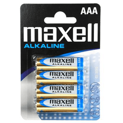 MAXELL - BATTERY ALCALINA AAA LR03 BLISTER*4 EU - Sensuana.es