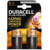 DURACELL - PLUS POWER PILA ALCALINA C LR14 BLISTER 2 UNIDADES - Sensuana.es