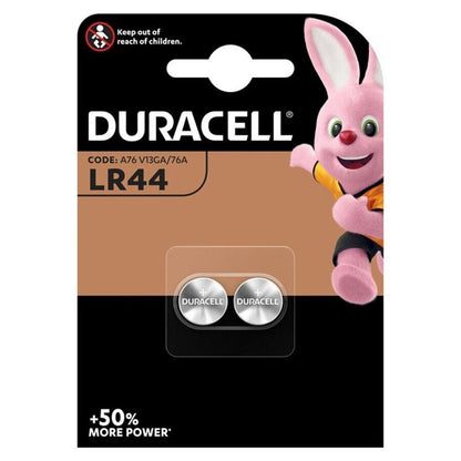 DURACELL - PILA BOTON ALCALINA LR44 1,5V BLISTER*2 - Sensuana.es