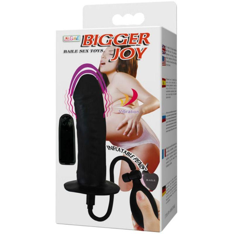 BAILE - BIGGER JOY PENE HINCHABLE CON VIBRACION 16 CM - Sensuana.es