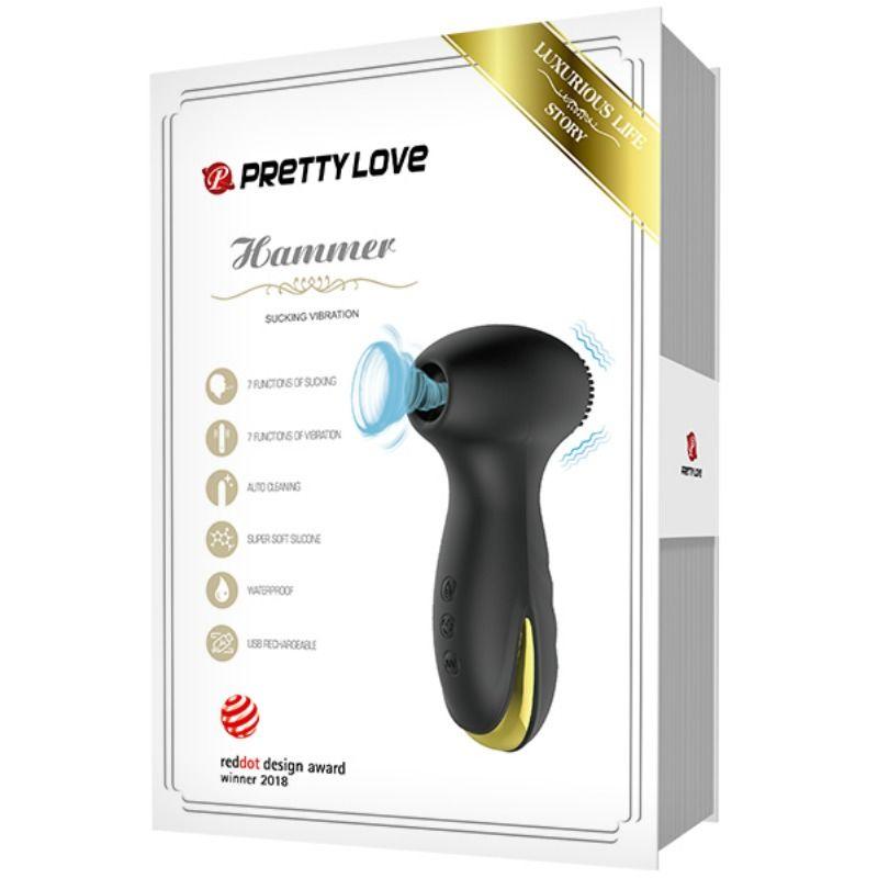 PRETTY LOVE - SMART HAMMER VIBRACION Y SUCCION - Sensuana.es