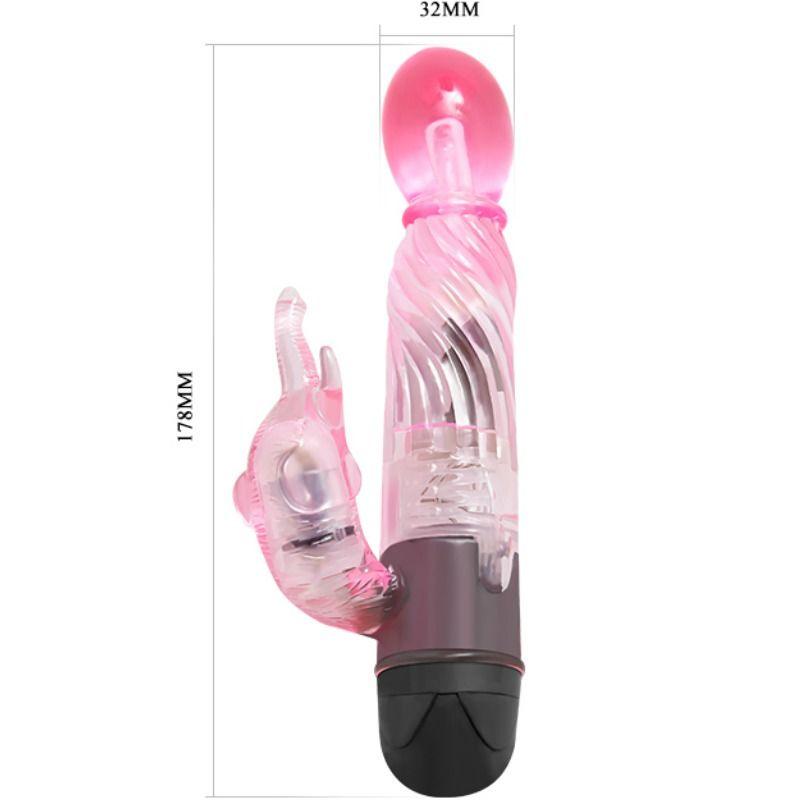 BAILE - GIVE YOU A KIND OF LOVER VIBRADOR CON RABBIT ROSA 10 MODOS - Sensuana.es