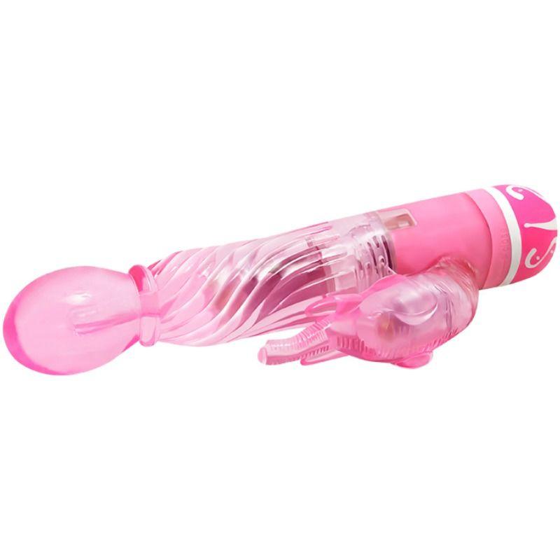 BAILE - VIBRADOR MULTIVELOCIDAD CON ESTIMULADOR ROSA - Sensuana.es