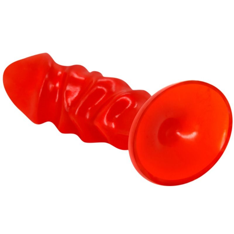 BAILE - PLUG ANAL UNISEX CON VENTOSA ROJO - Sensuana.es