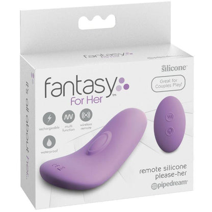 FANTASY FOR HER - MASAJEADOR SILICONA POR CONTROL REMOTO PANTY - Sensuana.es