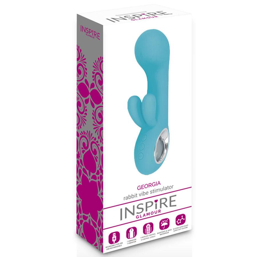 INSPIRE GLAMOUR - GEORGIA VIBRADOR TURQUESA - Sensuana.es