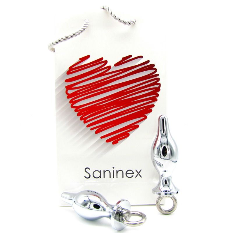 SANINEX - PLUG METAL EXTREMO CON ANILLA - Sensuana.es