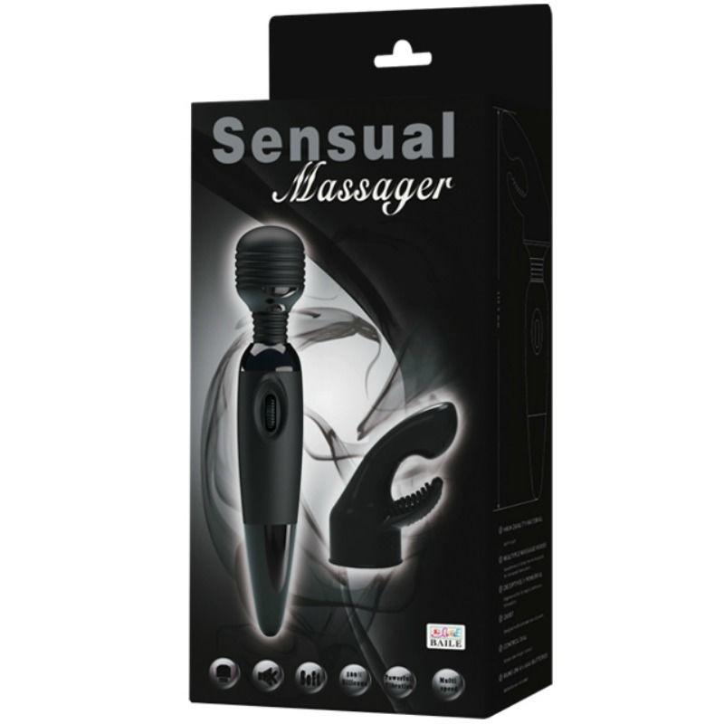 BAILE - SENSUAL MASAJEADOR CON CABEZAL INTERCAMBIABLE - Sensuana.es