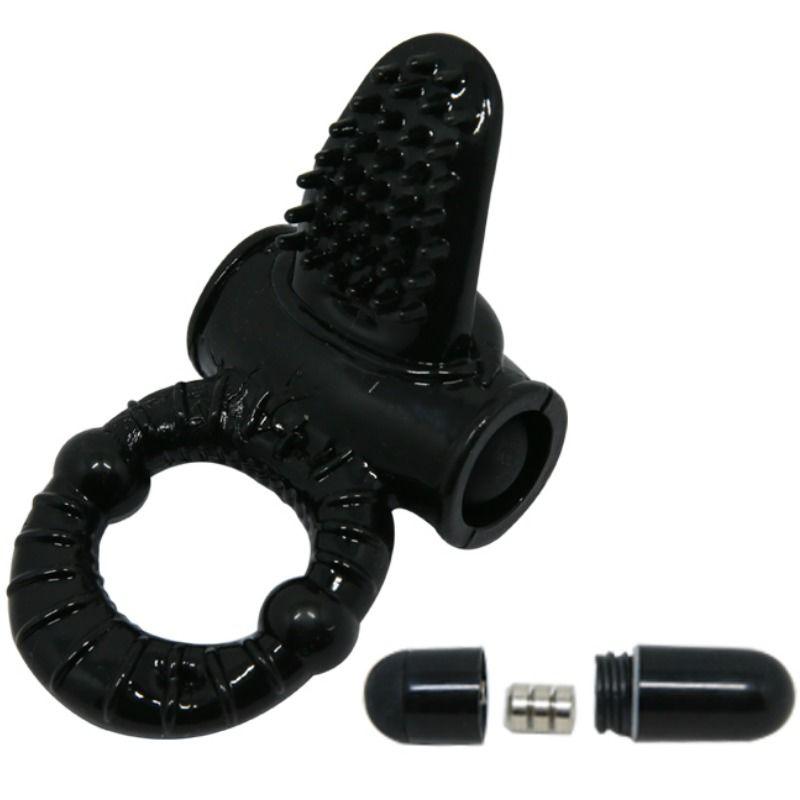 BAILE - SWEET RING ANILLO VIBRADOR CON RABBIT TEXTURADO - Sensuana.es