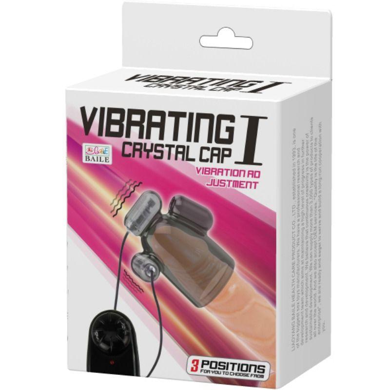 BAILE - FUNDA VIBRADORA VIBRATING CRYSTAL CAP I - Sensuana.es