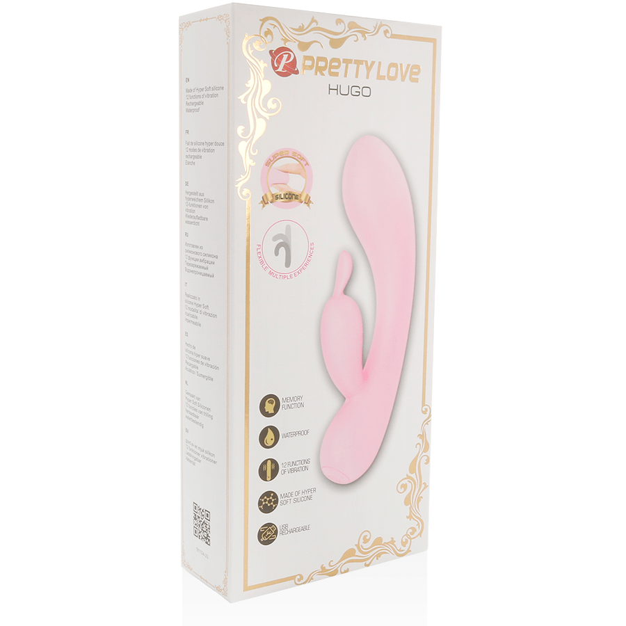 PRETTY LOVE - SMART HUGO VIBRADOR RABBIT CON OREJITAS - Sensuana.es