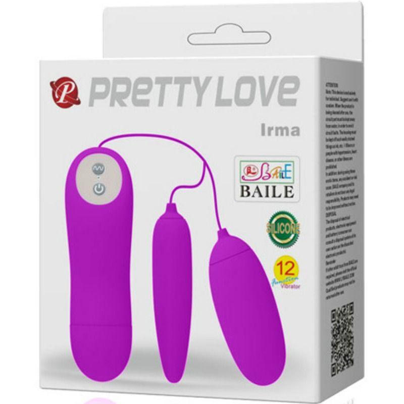 PRETTY LOVE - IRMA HUEVO VIBRADOR DOBLE - Sensuana.es