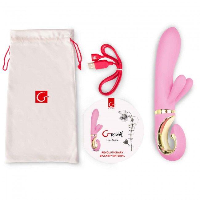 G-VIBE - G-RABBIT VIBRADOR CONEJITO RAMPANTE ROSA - Sensuana.es