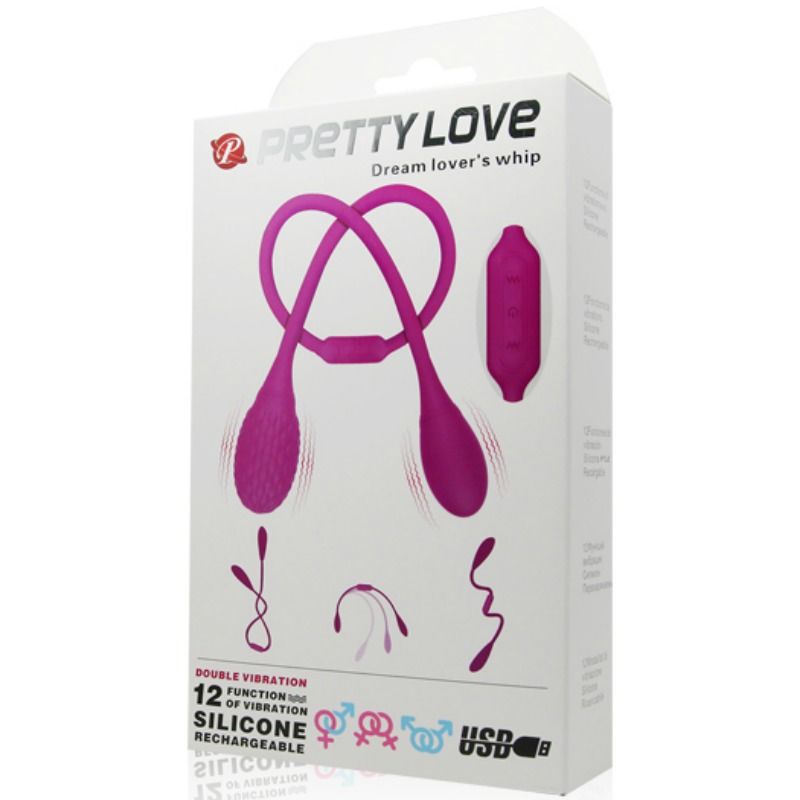 PRETTY LOVE - ESTIMULADOR UNISEX DREAM LOVERS WHIP 2 - Sensuana.es