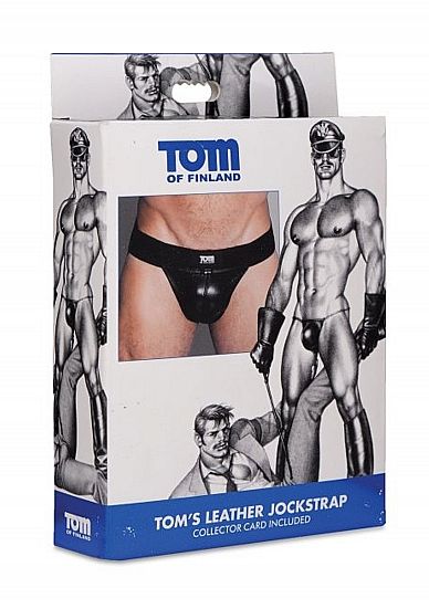 TOM OF FINLAND - LEATHER JOCKSTRAP M/L - Sensuana.es