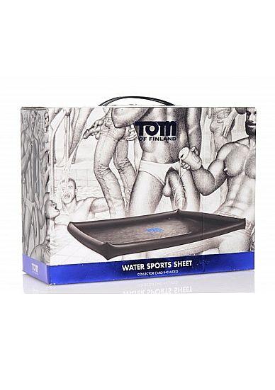 TOM OF FINLAND - SÁBANA INFLABLE PARA JUEGOS DE AGUA NEGRO - Sensuana.es