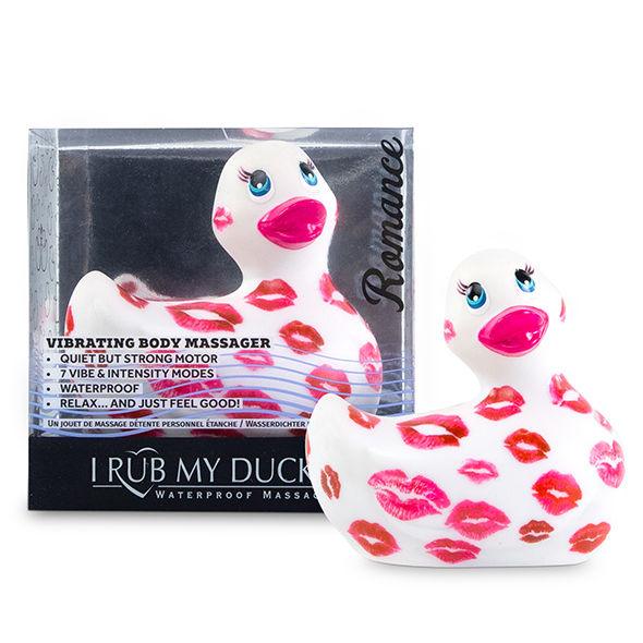 BIG TEASE TOYS - I RUB MY DUCKIE 2.0 | PATO VIBRADOR ROMANCE (WHITE & PINK) - Sensuana.es