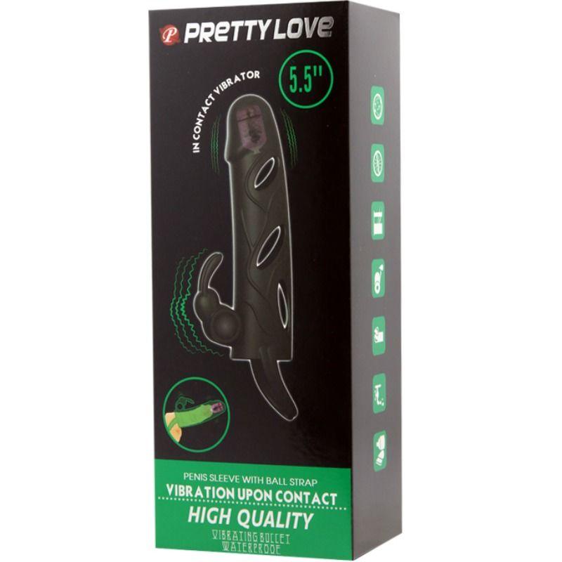 PRETTY LOVE - FUNDA SILICONA CON VIBRACION 14 CM 2.0 - Sensuana.es