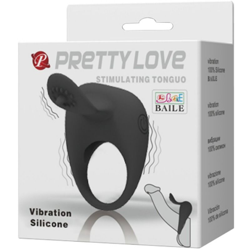 PRETTY LOVE - ANILLO VIBRADOR CON LENGUA - Sensuana.es