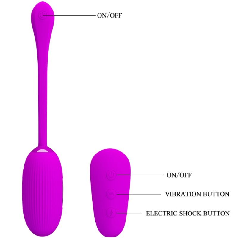 PRETTY LOVE - SHOCK FUN HUEVO VIBRADOR Y ELECTROSHOCK - Sensuana.es