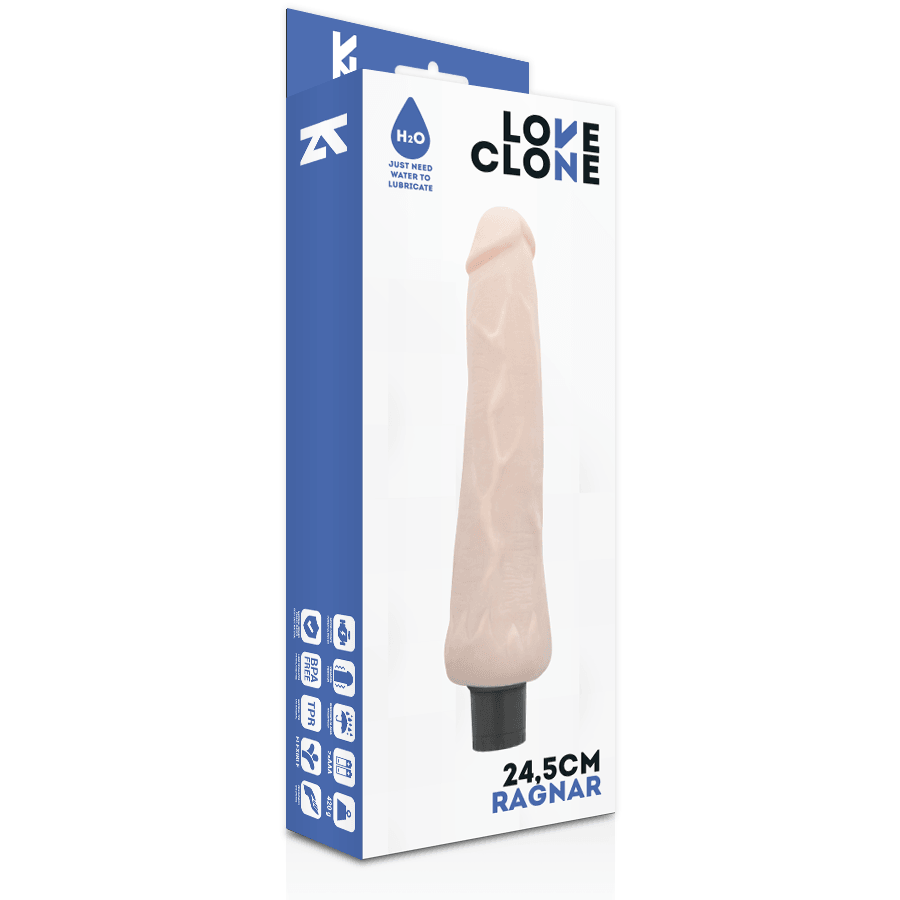 LOVECLONE - RAGNAR SELF LUBRICATION VIBRADOR 24.5 CM -O- 3.5 CM - Sensuana.es