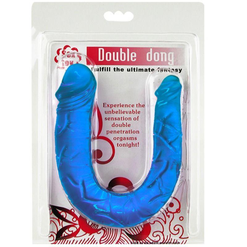 BAILE - DOUBLE DONG DILDO DOBLE AZUL - Sensuana.es