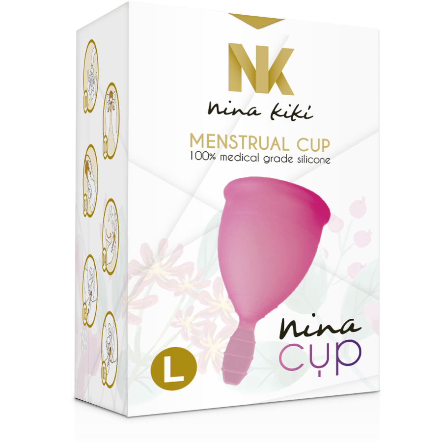 NINA KIKÍ - COPA MENSTRUAL TALLA L ROSA - Sensuana.es