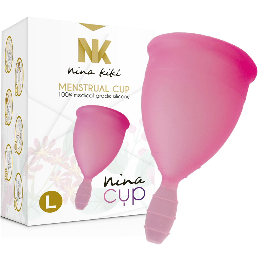 NINA KIKÍ - COPA MENSTRUAL TALLA L ROSA - Sensuana.es