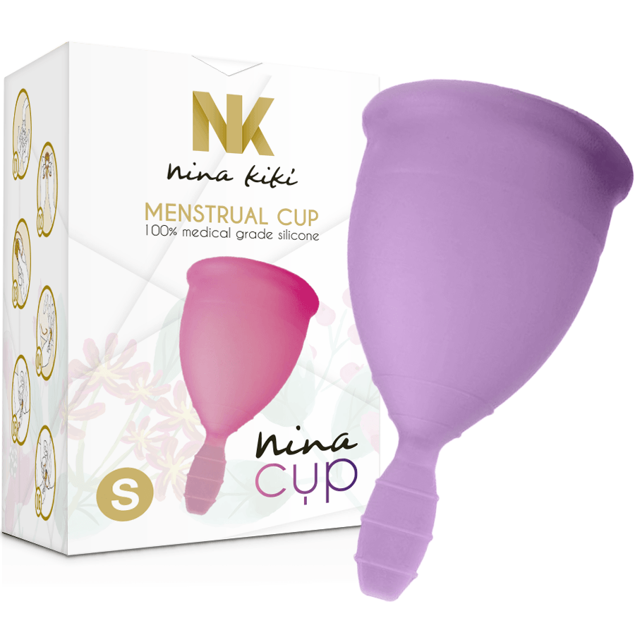 NINA KIKÍ - COPA MENSTRUAL TALLA S LILA - Sensuana.es