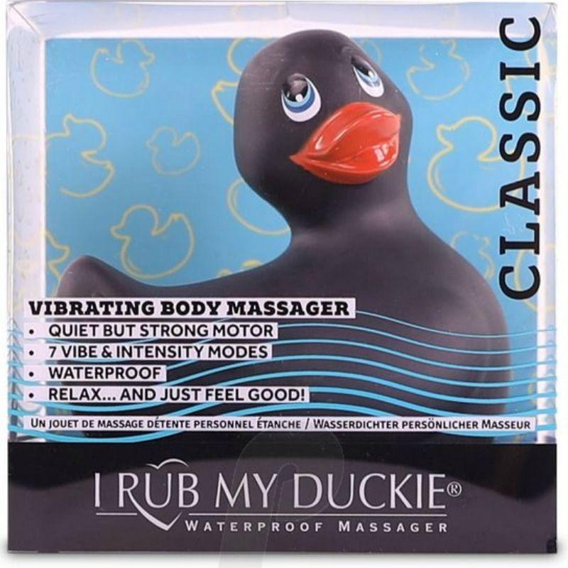 BIG TEASE TOYS - I RUB MY DUCKIE CLASSIC PATO VIBRADOR NEGRO - Sensuana.es