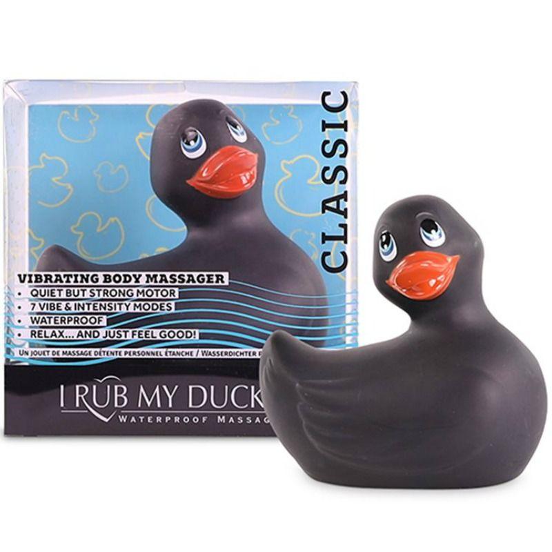 BIG TEASE TOYS - I RUB MY DUCKIE CLASSIC PATO VIBRADOR NEGRO - Sensuana.es