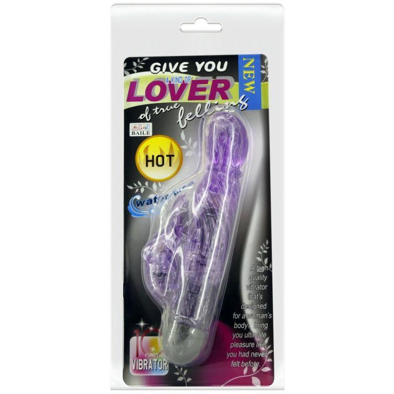 BAILE - GIVE YOU A KIND OF LOVER VIBRADOR CON RABBIT LILA 10 MODOS - Sensuana.es