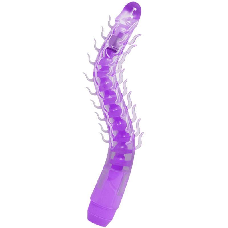 BAILE - FLEXI VIBE SENSUAL SPINE BENDABLE VIBRATING DILDO LILA 23.5 CM - Sensuana.es