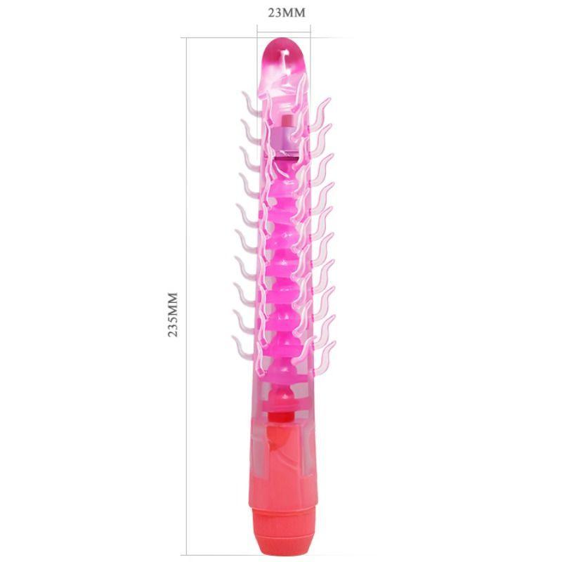 BAILE - FLEXI VIBE SENSUAL SPINE BENDABLE VIBRATING DILDO LILA 23.5 CM - Sensuana.es