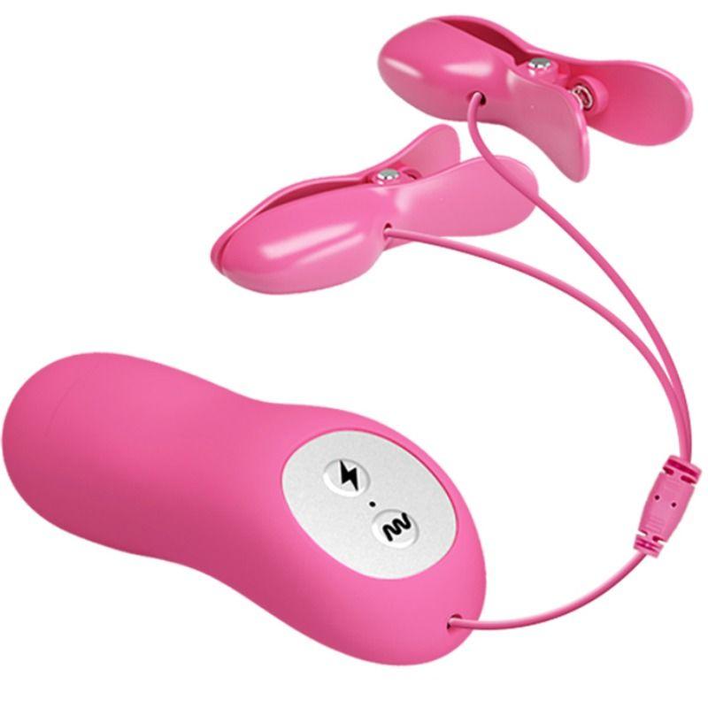 BAILE - ROMANTIC WAVE PIZAS CON VIBRACION Y ELECTROSHOCK FUCSIA - Sensuana.es