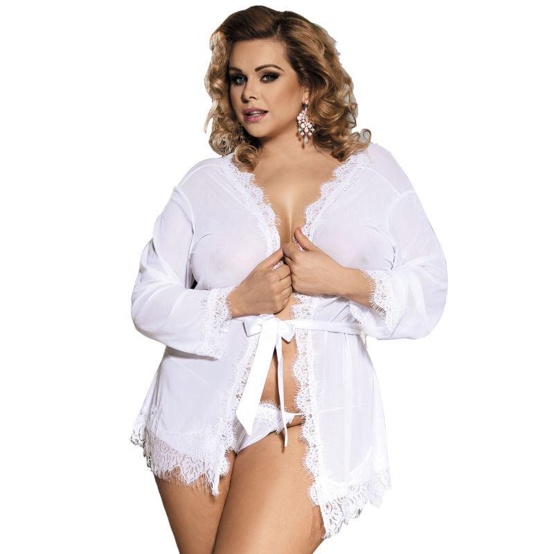 SUBBLIME - BABYDOLL BLANCO CON FRANJATALLA GRANDE - Sensuana.es