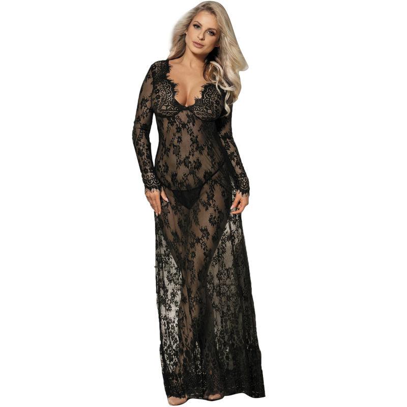 SUBBLIME - VESTIDO LARGO MANGA LARGA S/M - Sensuana.es