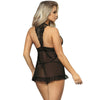 SUBBLIME - BABYDOLL ABIERTO NEGRO S/M - Sensuana.es