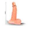 BAILE - ARNES CON PENE REALISTICO Y BRAGUITA AJUSTABLE ULTRA PASSIONATE 15.5 CM - Sensuana.es