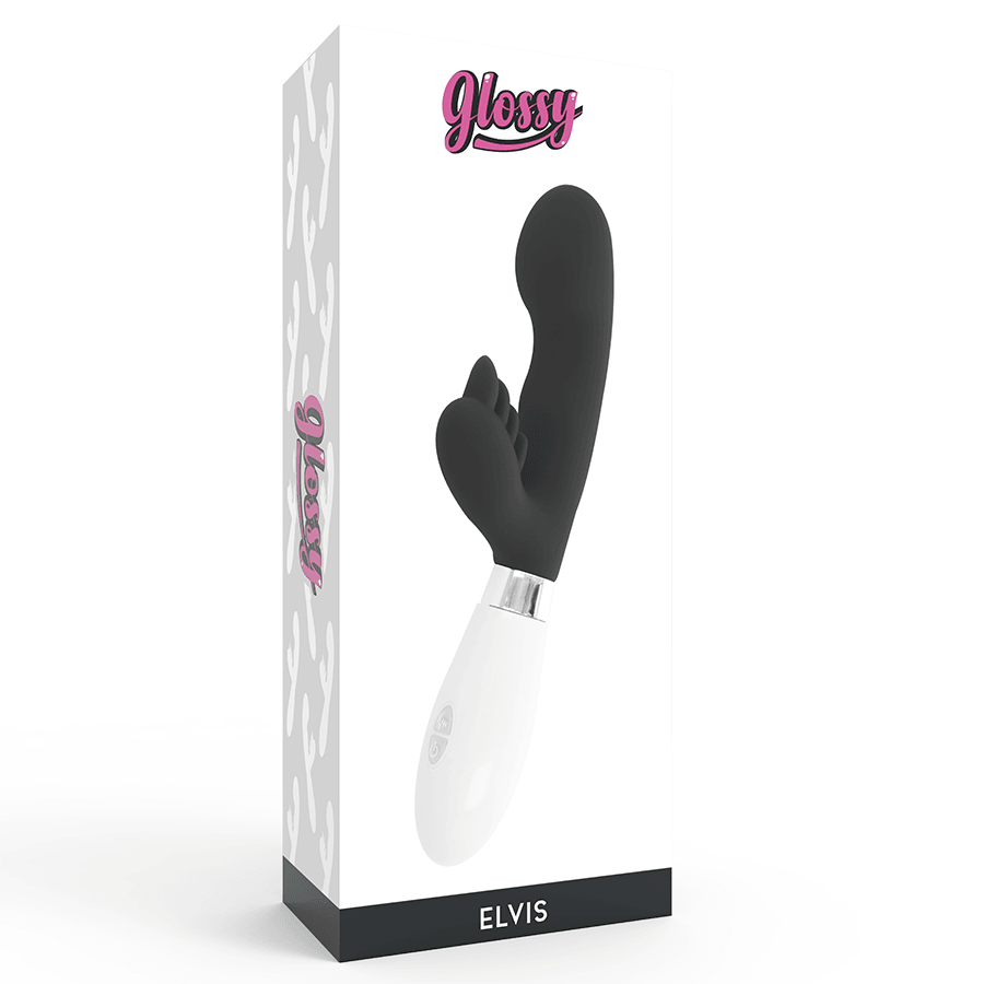 GLOSSY - ELVIS RABBIT NEGRO - Sensuana.es