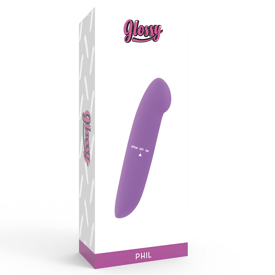 GLOSSY - PHIL VIBRATOR LILA - Sensuana.es