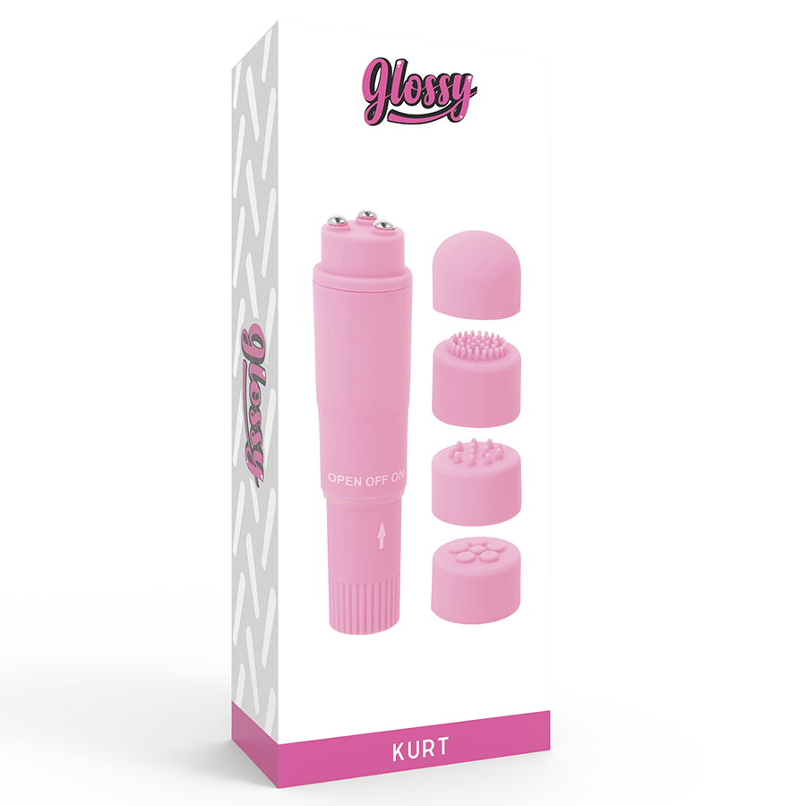 GLOSSY - POCKET  KURT MASAJEADOR ROSA - Sensuana.es