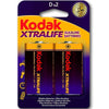 KODAK - XTRALIFE PILAS ALCALINAS D LR20 1.5V - Sensuana.es