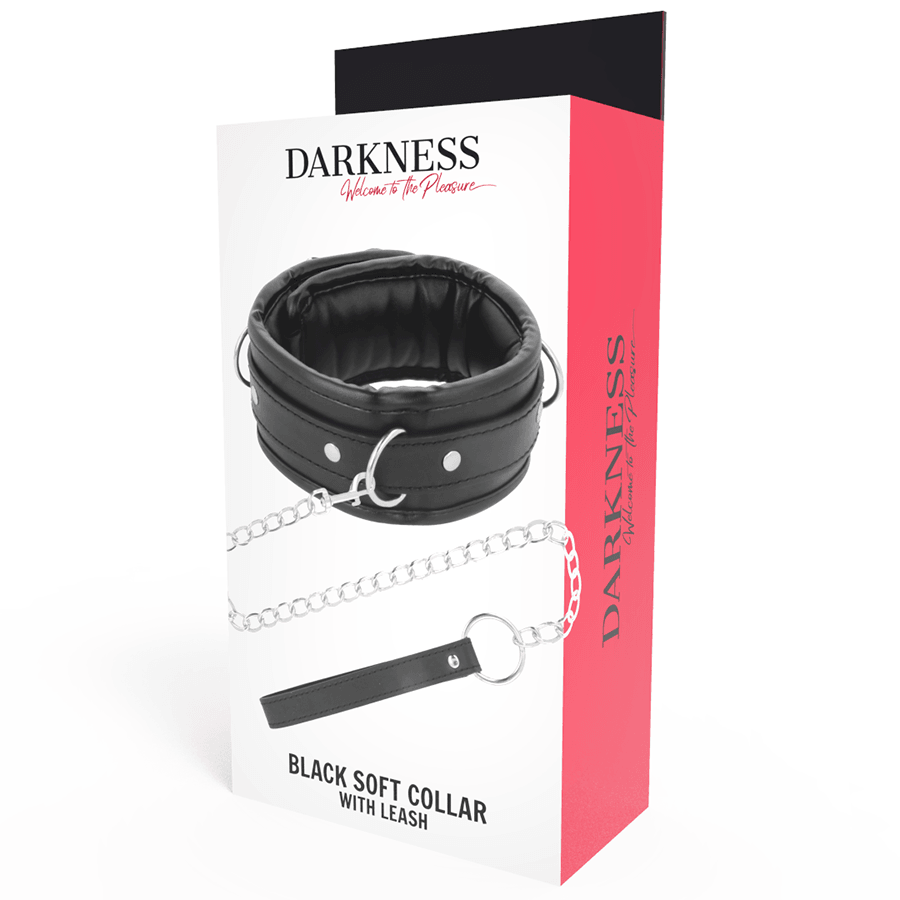 DARKNESS - COLLAR CON CADENA SOFT LEATHER - Sensuana.es