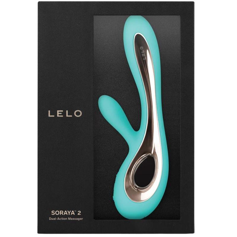 LELO - SORAYA 2 VIBRADOR RABBIT VERDE AGUA - Sensuana.es