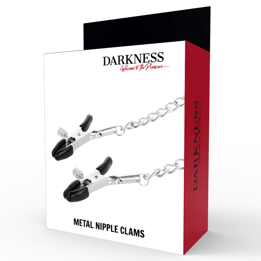 DARKNESS - PINZAS AJUSTABLES PARA PEZONES AJUSTABLES METAL - Sensuana.es