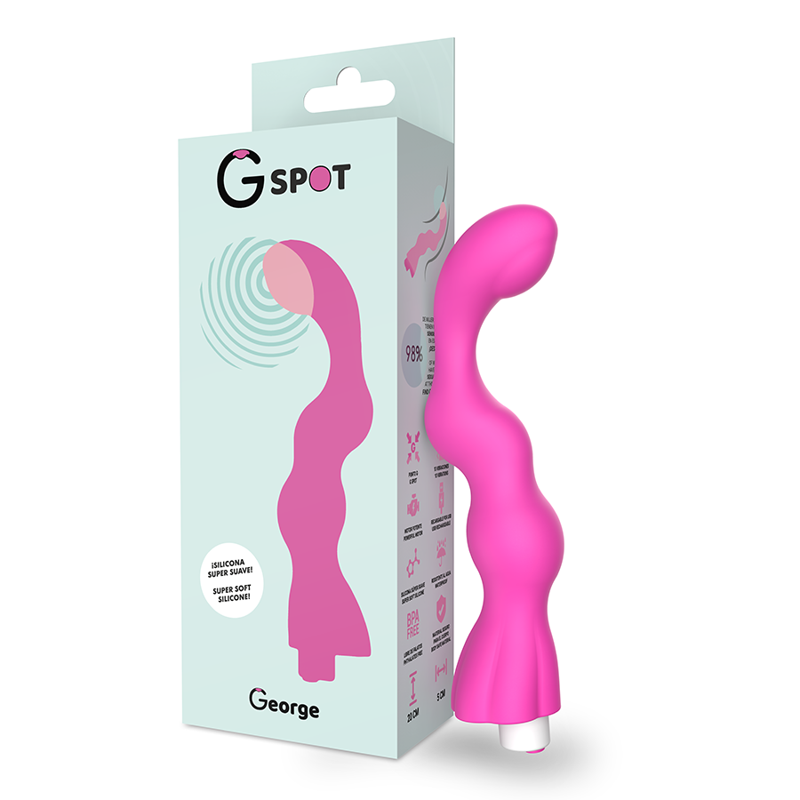 G-SPOT - GEORGE VIBRADOR PUNTO G ROSA CHICLE - Sensuana.es