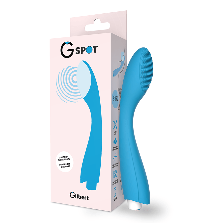 G-SPOT - GYLBERT VIBRADOR AZUL TURQUESA - Sensuana.es