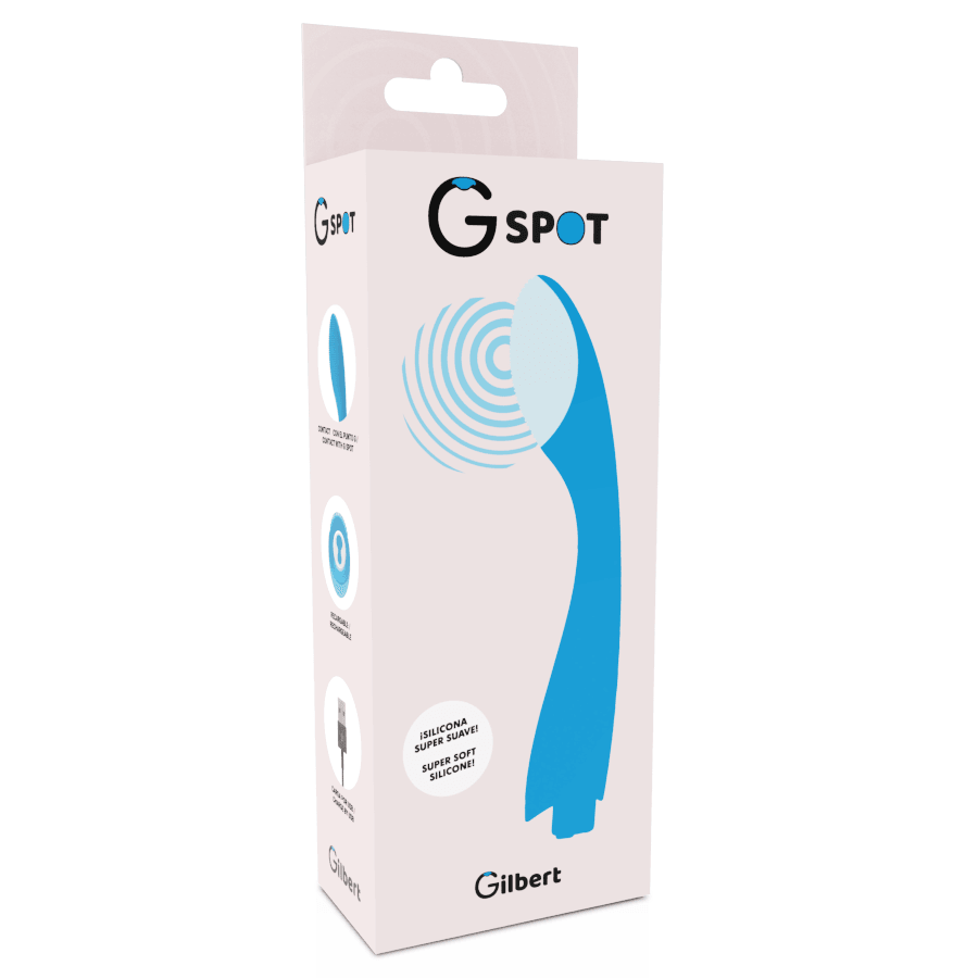 G-SPOT - GYLBERT VIBRADOR AZUL TURQUESA - Sensuana.es