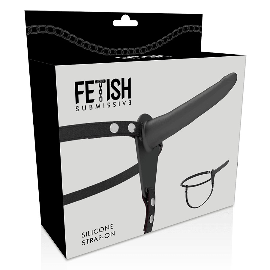 FETISH SUBMISSIVE HARNESS - SILICONA NEGRO 15 CM - Sensuana.es